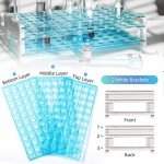 Annhua Detachable Test Tube Rack for 18mm Tubes