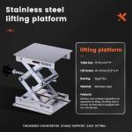 Mini Stainless Steel Lab Lift Stand for Experiments