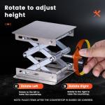 Mini Stainless Steel Lab Lift Stand for Experiments