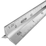 Metric Triangular Engineer Scale Ruler - 30cm