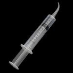9 Pack of 12ml Dental Syringes with Curved Tip