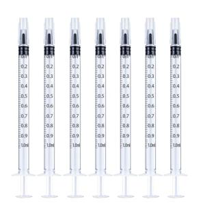 12 Pack 1ml Syringe with Cap for Labs