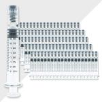 Borosilicate Glass Syringe with Plastic Plunger - 100 Pack