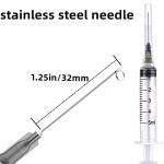 100 Pack 5ml 22Ga Disposable Plastic Syringes