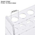Acrylic Test Tube Holder Rack for 10ml Tubes