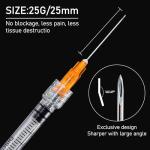 25G 1-Inch Sterile Disposable Syringes, 1ml (20)