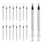 30-Pack 1ml Syringes with Caps for Labs