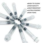 Borosilicate Glass Syringe with Plastic Plunger - 100 Pack