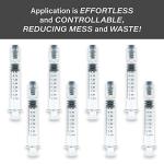 Borosilicate Glass Syringe with Plastic Plunger - 100 Pack