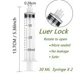 30ml Blunt Tip Syringe with Luer Lock