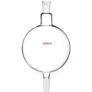 Deschem 2000ml 24/40 Glass Chromatography Flask