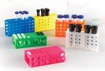 Heathrow 4-Way Tube Rack, Assorted Colors, Pack of 5