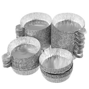 100pcs Aluminum Foil Weighing Trays for Labs