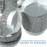 100pcs Aluminum Foil Weighing Trays for Labs