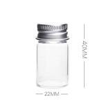 10-Pack Clear 7ML Glass Sample Bottles with Caps