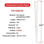 Globe Scientific LDPE Graduated Transfer Pipets, Sterile