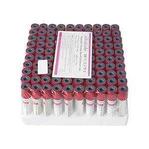Veterinary Lab Vacuum Collection Tubes, 100pcs