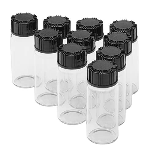 10 Pack Clear Glass Sample Vials - 10 ml