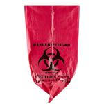 Biohazard Disposable Waste Bags, 24x24 Inches, 50 Pack
