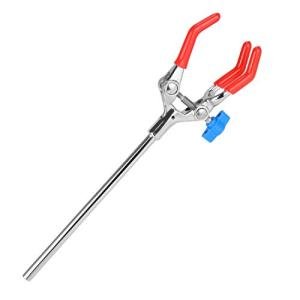 StonyLab Sturdy 3 Prong Lab Clamp with Rod