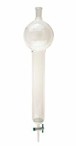 Chemglass 2" ID Glass Chromatography Column, 1000mL