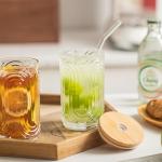 Set of 4 Vintage Glass Drinking Glasses