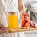 Set of 4 Vintage Glass Drinking Glasses