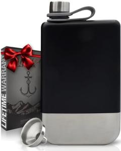 Stainless Steel Leakproof Hip Flask - 8oz