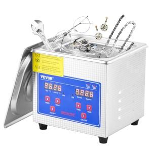 VEVOR 1.3L Ultrasonic Cleaner with Digital Timer