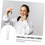 5pcs Glass Single-Ball Drying Tubes for Labs