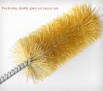 Brass Wire Tube Brush Set - 7 Piece Cleaning Kit