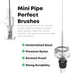 Mini 6-Piece Non-Scratching Pipe Cleaning Brush Set