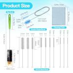 13PCS Tube Cleaning Brush Kit with Cloth