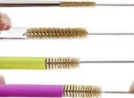 Brass Wire Tube Brush Set - 7 Piece Cleaning Kit
