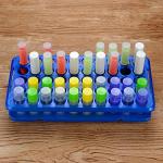 BKMAMLAB Detachable Plastic Test Tube Rack – 50 Holes