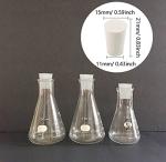 20 Pcs White Solid Rubber Lab Stoppers