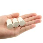 20 Pcs White Solid Rubber Lab Stoppers