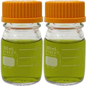 Corning PYREX 100ml Round Media Storage Bottles 2-Pack