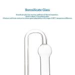 Glass U-Shaped Drying Tube, Borosilicate 24/40 Joint