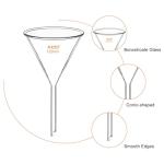 XCD Heavy Wall Borosilicate Glass Filter Funnel Set