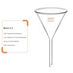 XCD Heavy Wall Borosilicate Glass Filter Funnel Set