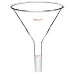 StonyLab 150mm Glass Short Stem Powder Funnel