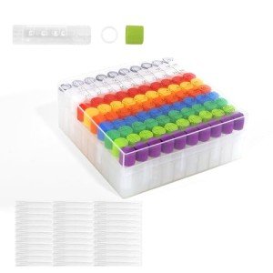 100 Pcs 2ml Test Tubes with Caps & Pipettes