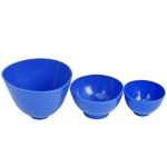 3-Piece Flexible Rubber Mixing Bowls Set