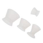 4 Pcs Flexible Silicone Dappen Dish Set