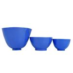 3-Piece Flexible Rubber Mixing Bowls Set