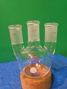 Wilmad 250mL 3-Neck Round Bottom Flask