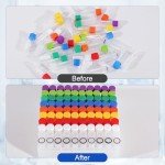 100 Pcs 2ml Test Tubes with Caps & Pipettes