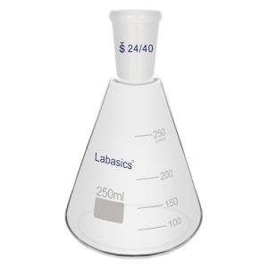 Labasics 250 ml Borosilicate Glass Erlenmeyer Flask