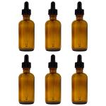 GreenHealth 2 oz Amber Glass Bottles with Droppers